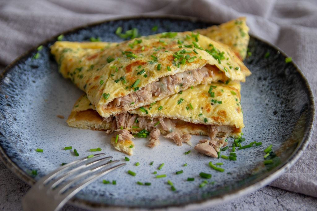 Omelet tonijn smelt