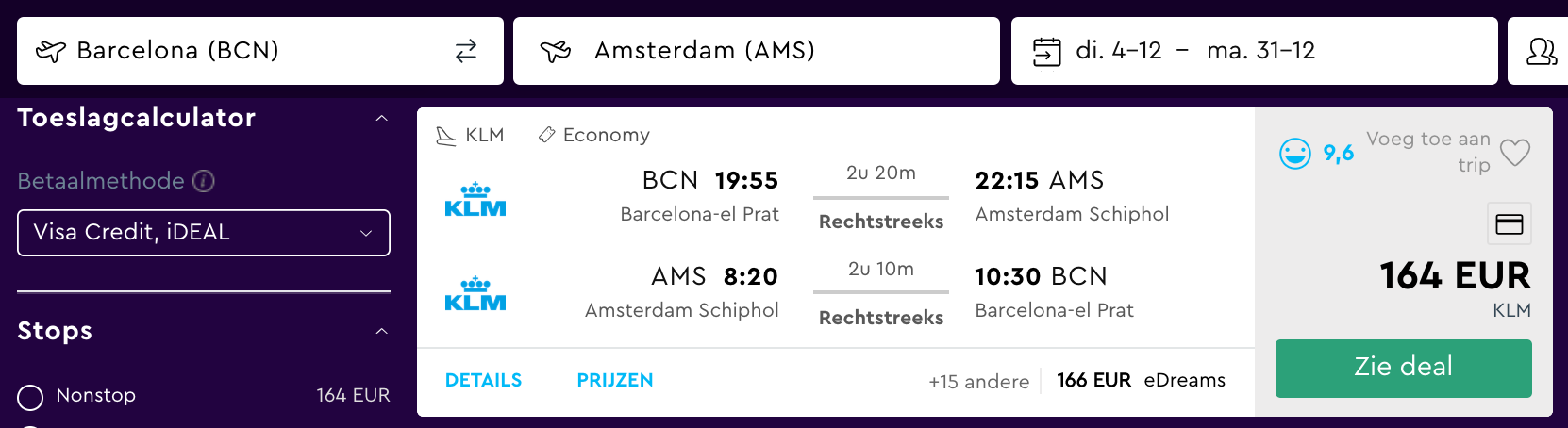 BCN-AMS-BCN